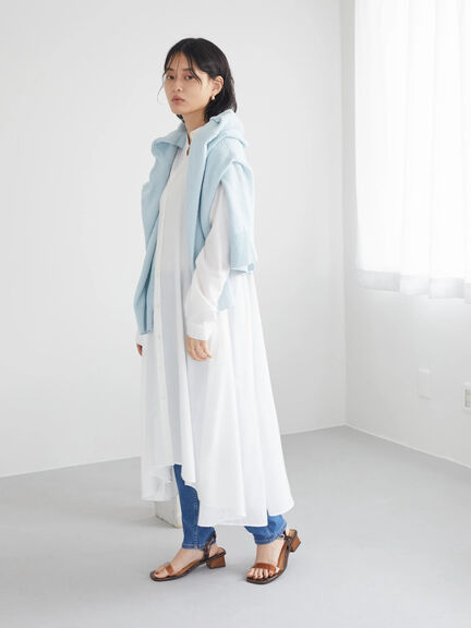 Varda Flare Line Shirt Dress