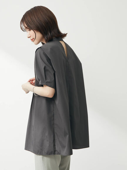 Vincente Front pintuck tunic