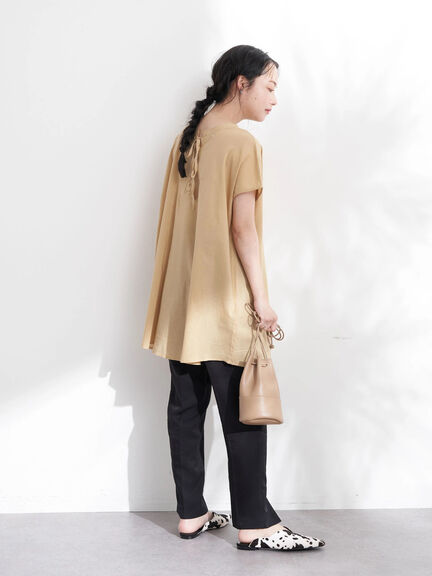 Baju tunik Kekinian Marty 2-Way Lace-up Tunic