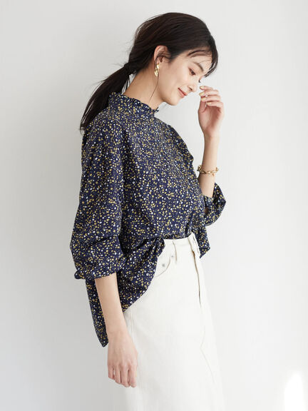 Viti Collar Frilled Blouse