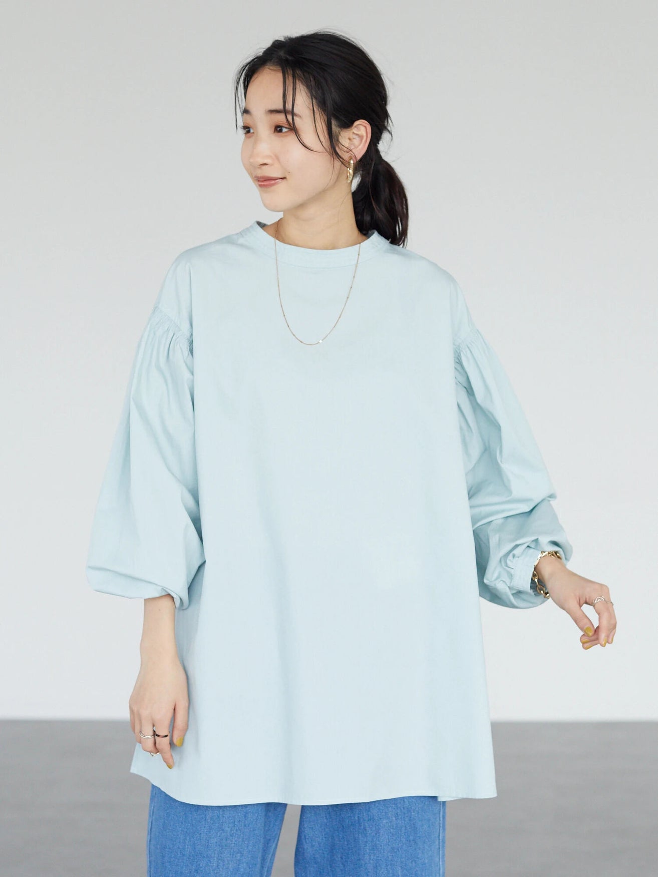 Tansy Sleeve Gathered Blouse