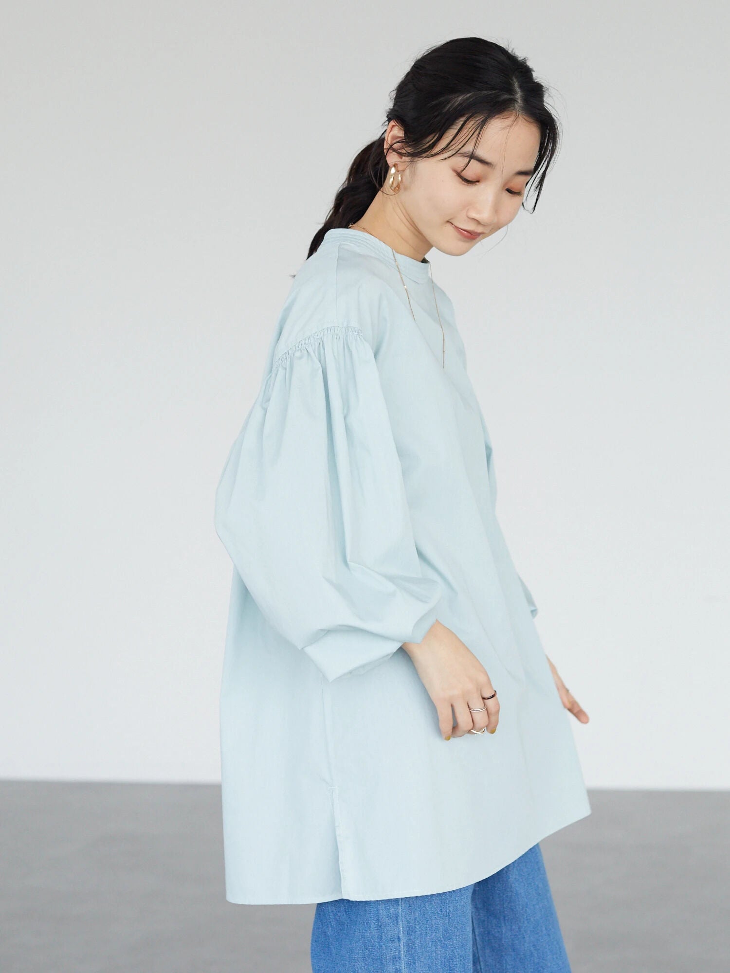Tansy Sleeve Gathered Blouse