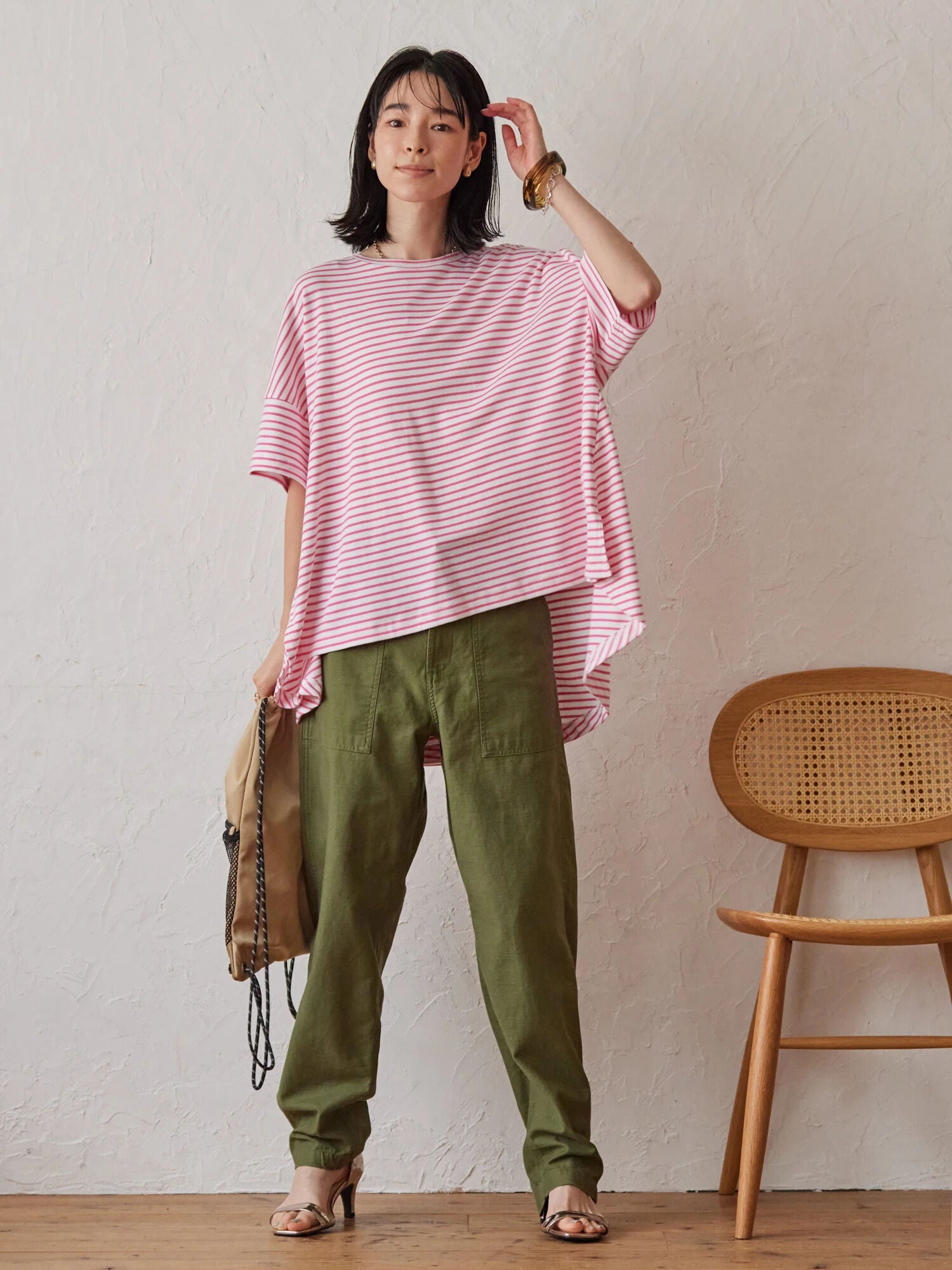 Bolsena Backflare Border Pullover