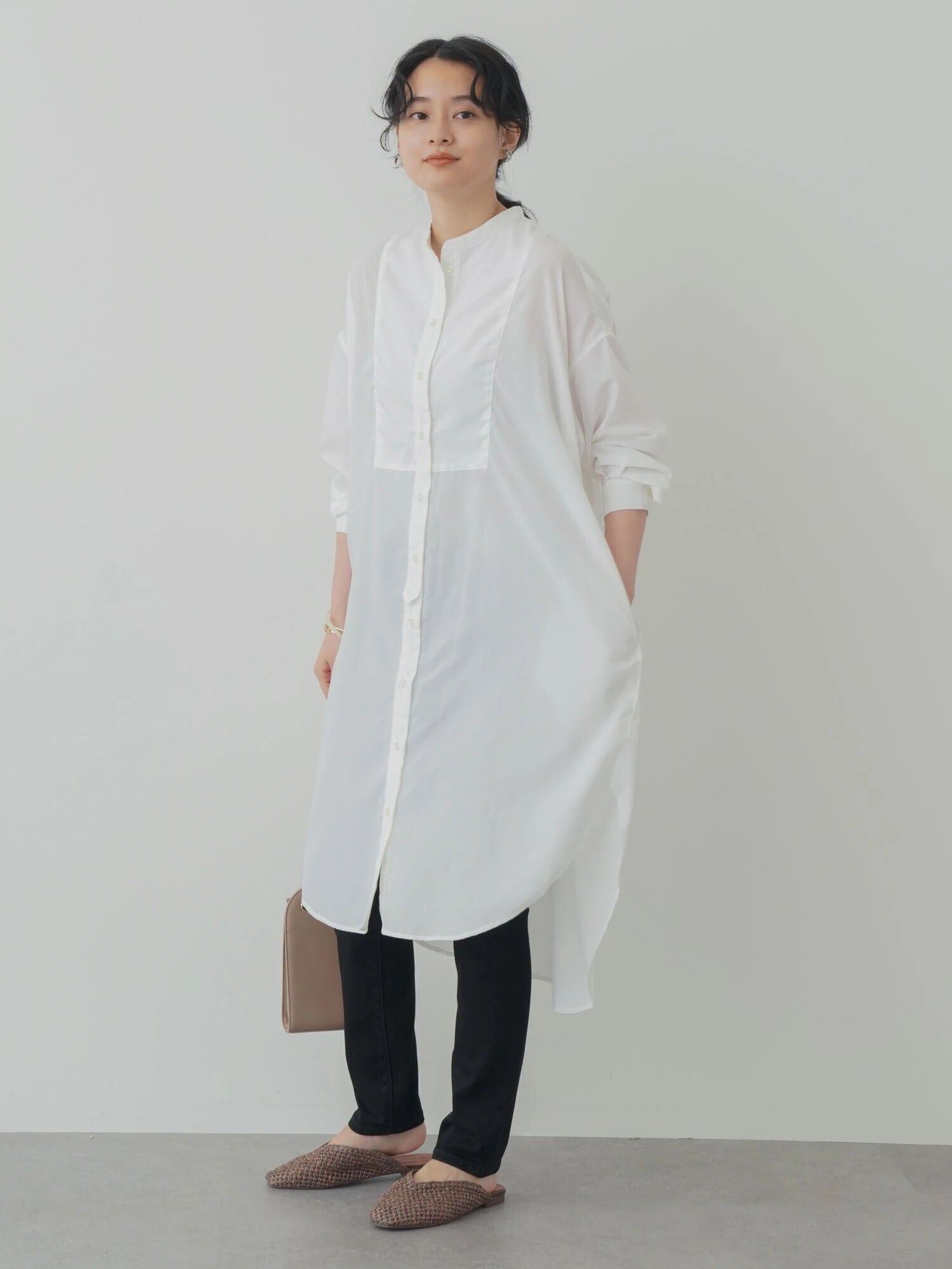 Aina Sheer Shirt Dress