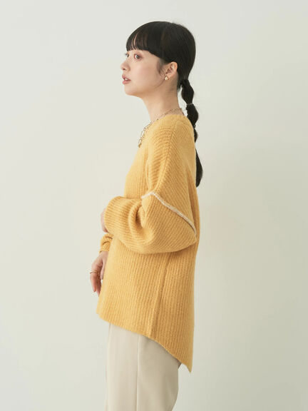 Hegen Color Knit Pullover