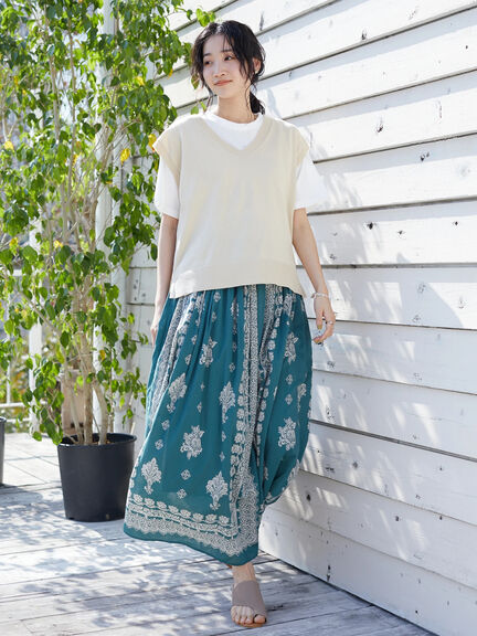 Kasuga Maxi Gather Skirt