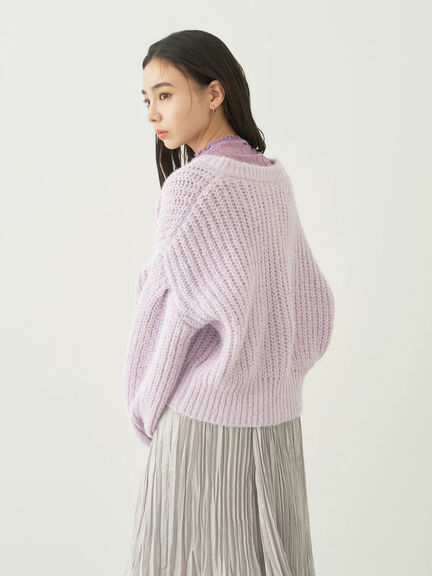 Como Short Knit Cardigan