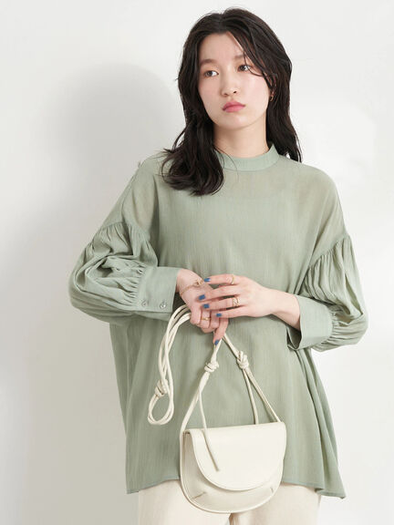 Yoryu High Neck Blouse