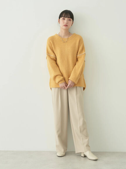 Hegen Color Knit Pullover