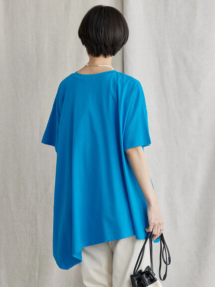 Blouse wanita kekinian Ilhem Flare Short Sleeve