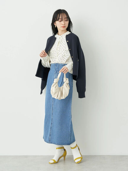 Taiyo 2WAY Big  Collar Blouse