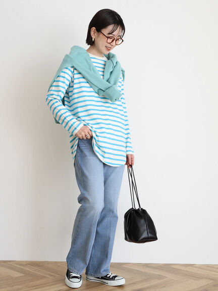 Rayani Colorful Round Cut Pullover
