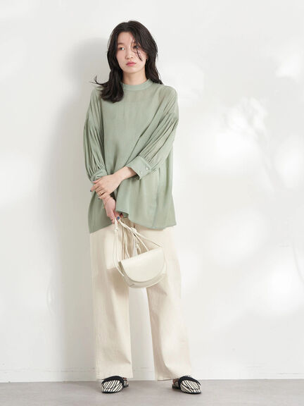 Yoryu High Neck Blouse