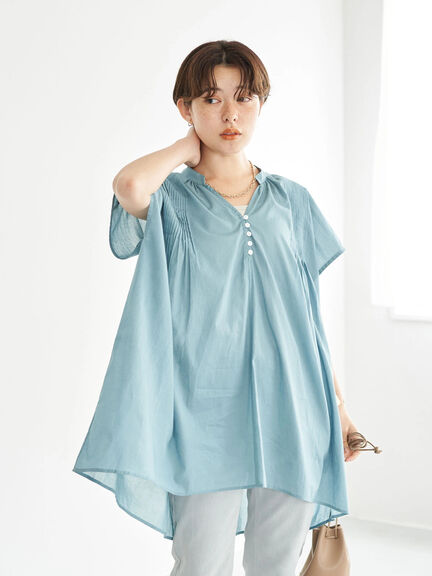 Tunik blouse Pintuck Skipper