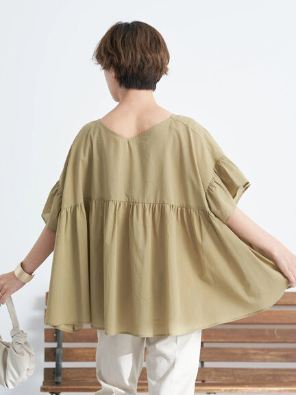 Takano 2way Short Sleeve Blouse