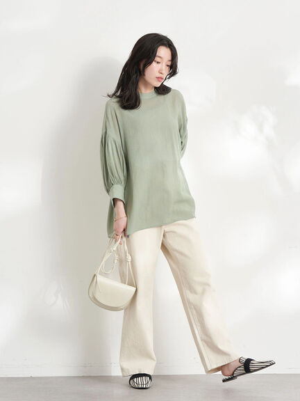 Yoryu High Neck Blouse