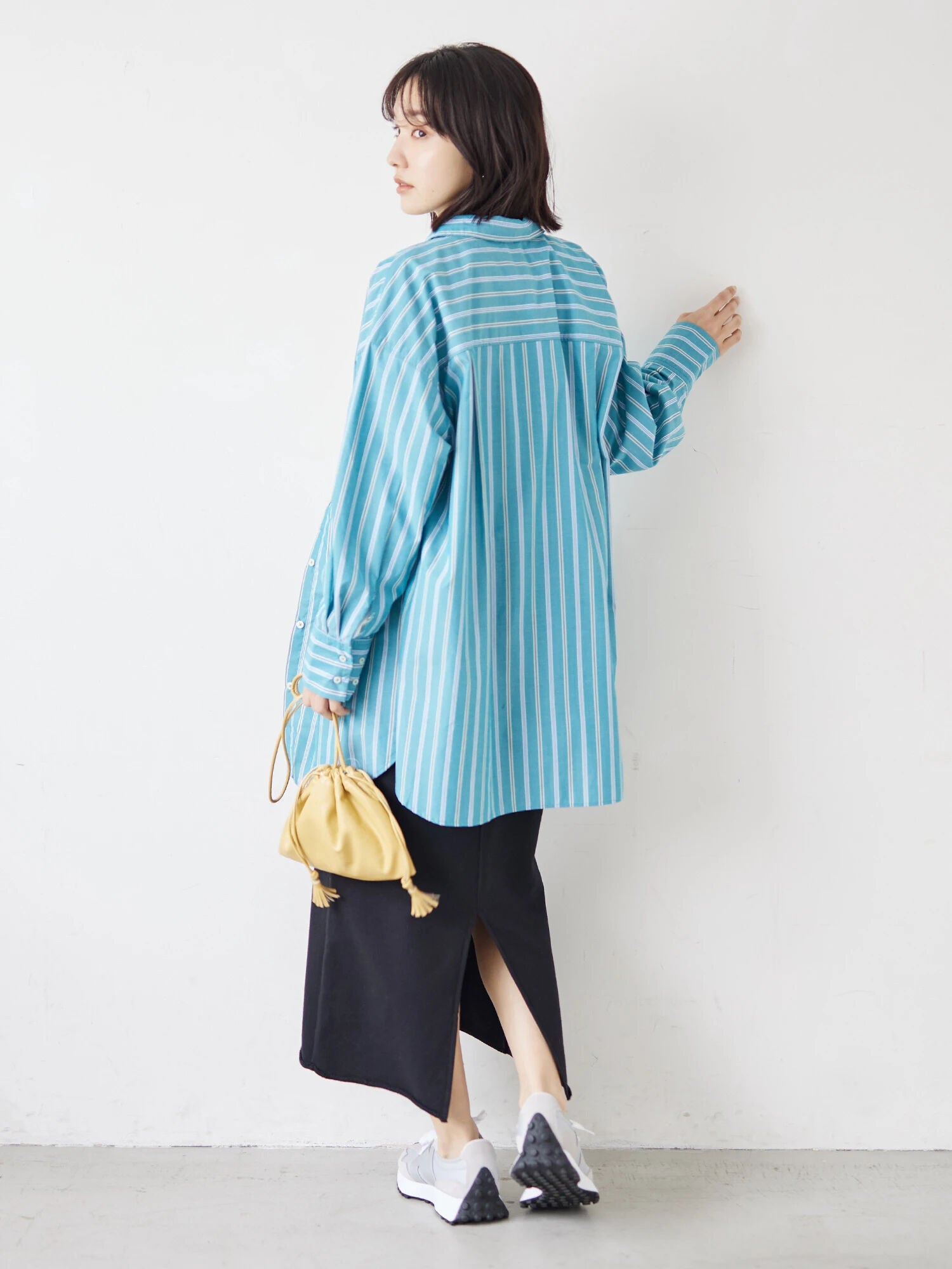 Cadie Striped Big Shirt