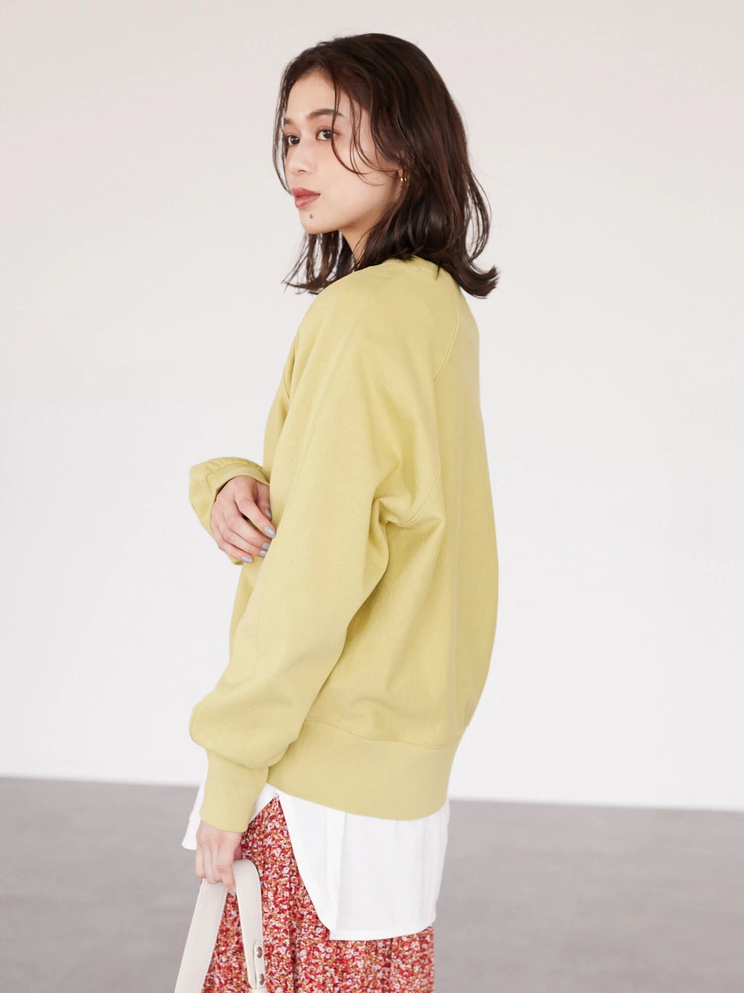 Chou Raglan Short Length Fleece Pullover