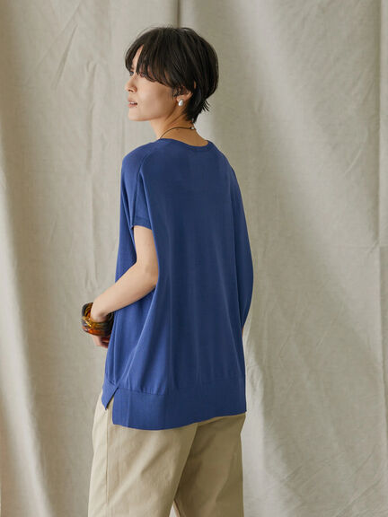 Blouse rajut Acha Loose Sleeve Knit Pullover