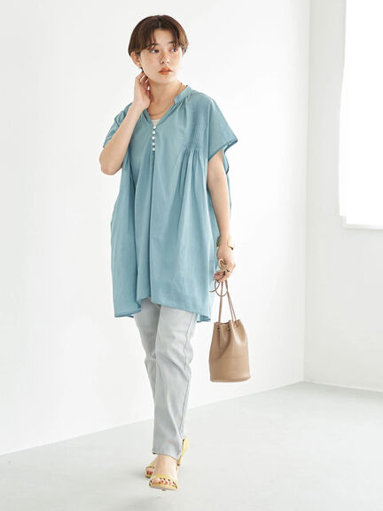 Tunik blouse Pintuck Skipper