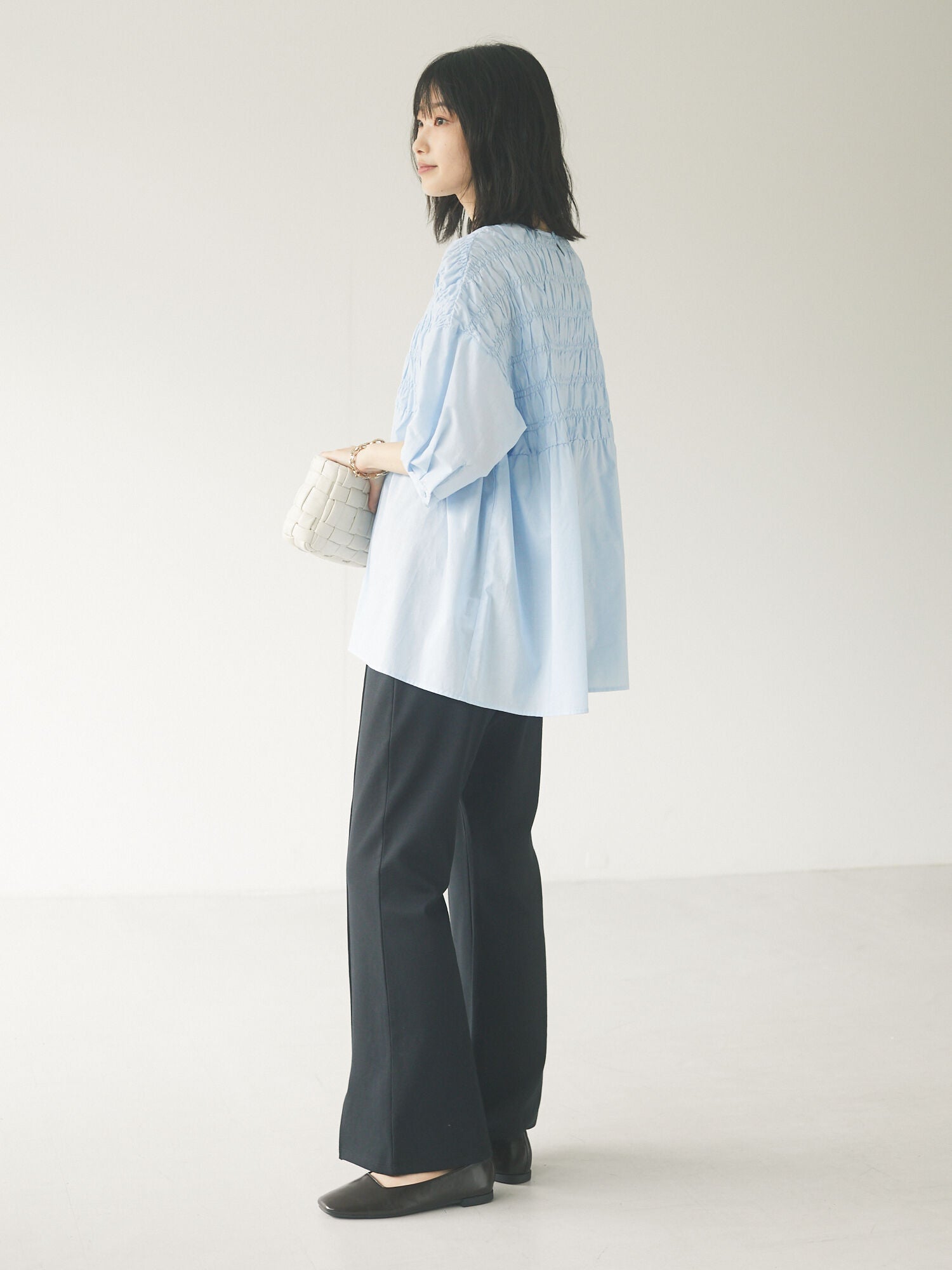 Aisha Front Slit Flared Pants