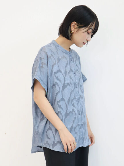 Delaco Sheer Jacquard Shirt