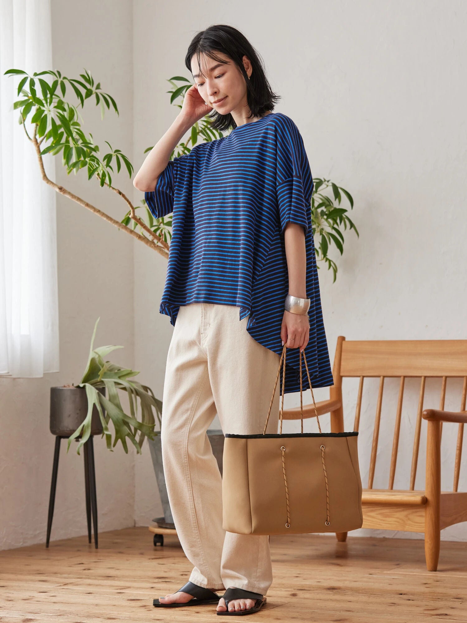 Bolsena Backflare Border Pullover