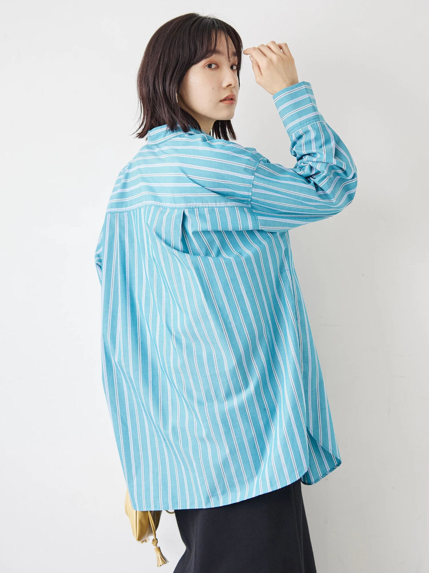 Cadie Striped Big Shirt