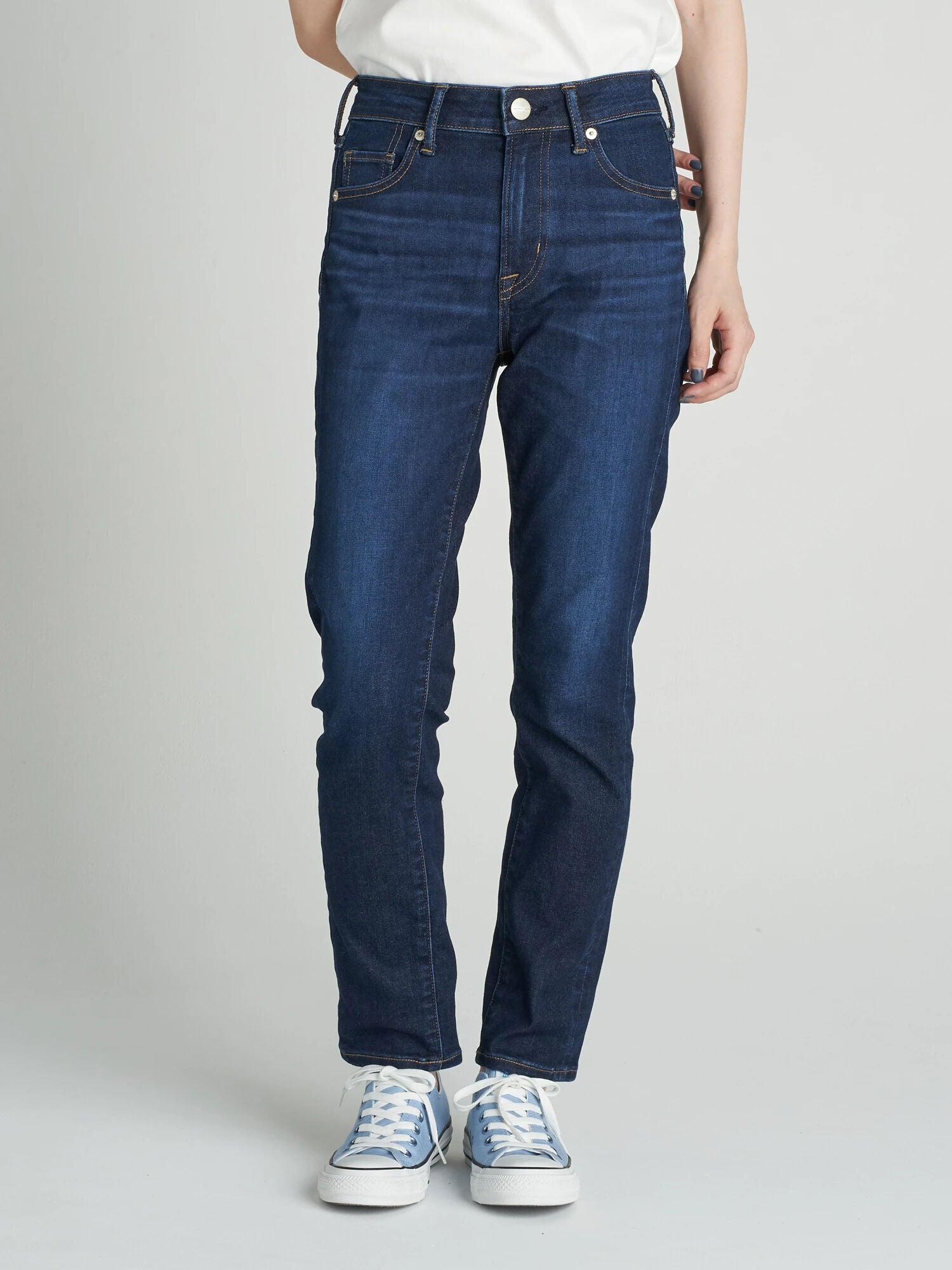 Greta Cigarette Denim Pants