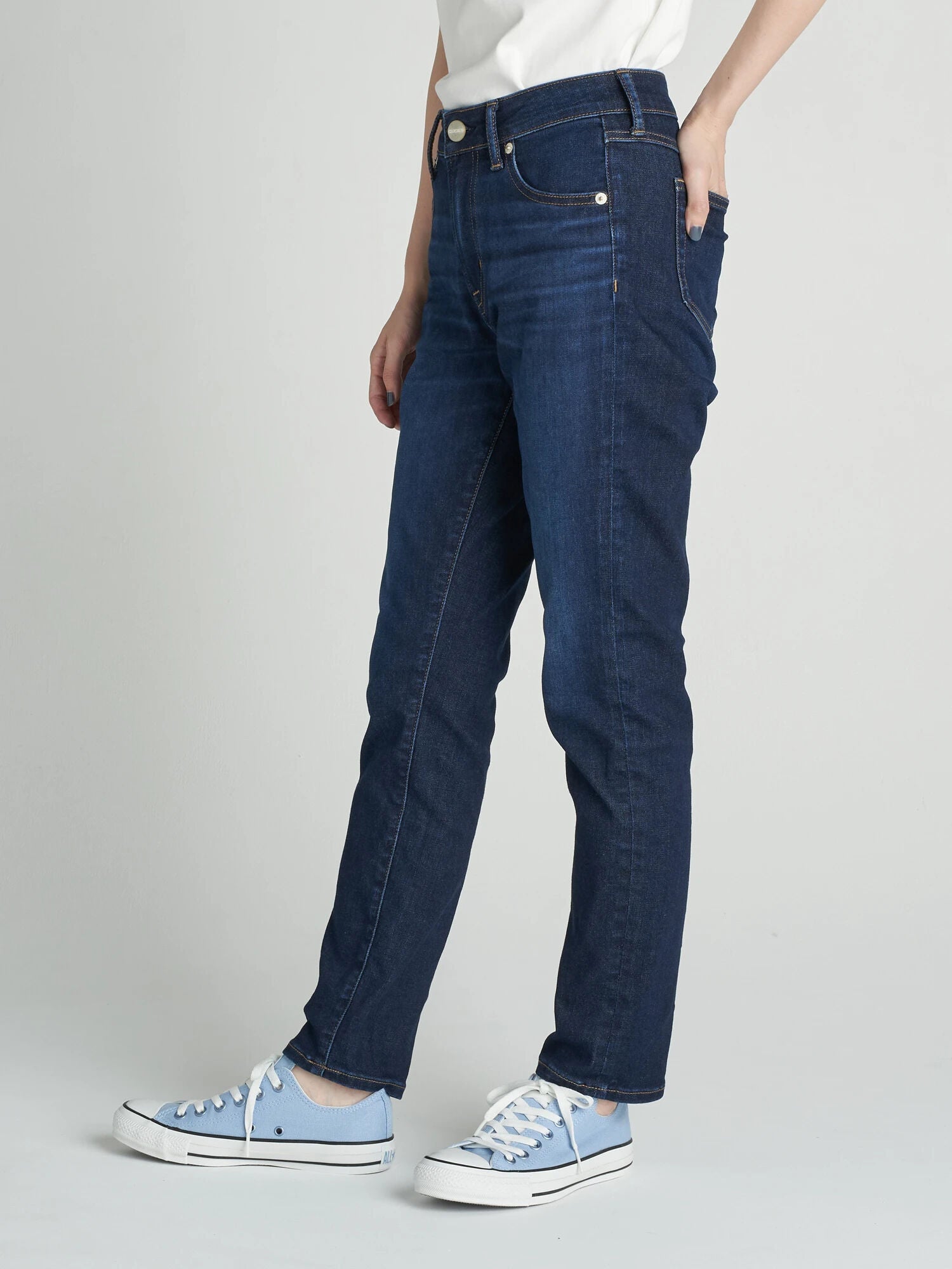 Greta Cigarette Denim Pants