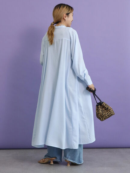 Varda Flare Line Shirt Dress