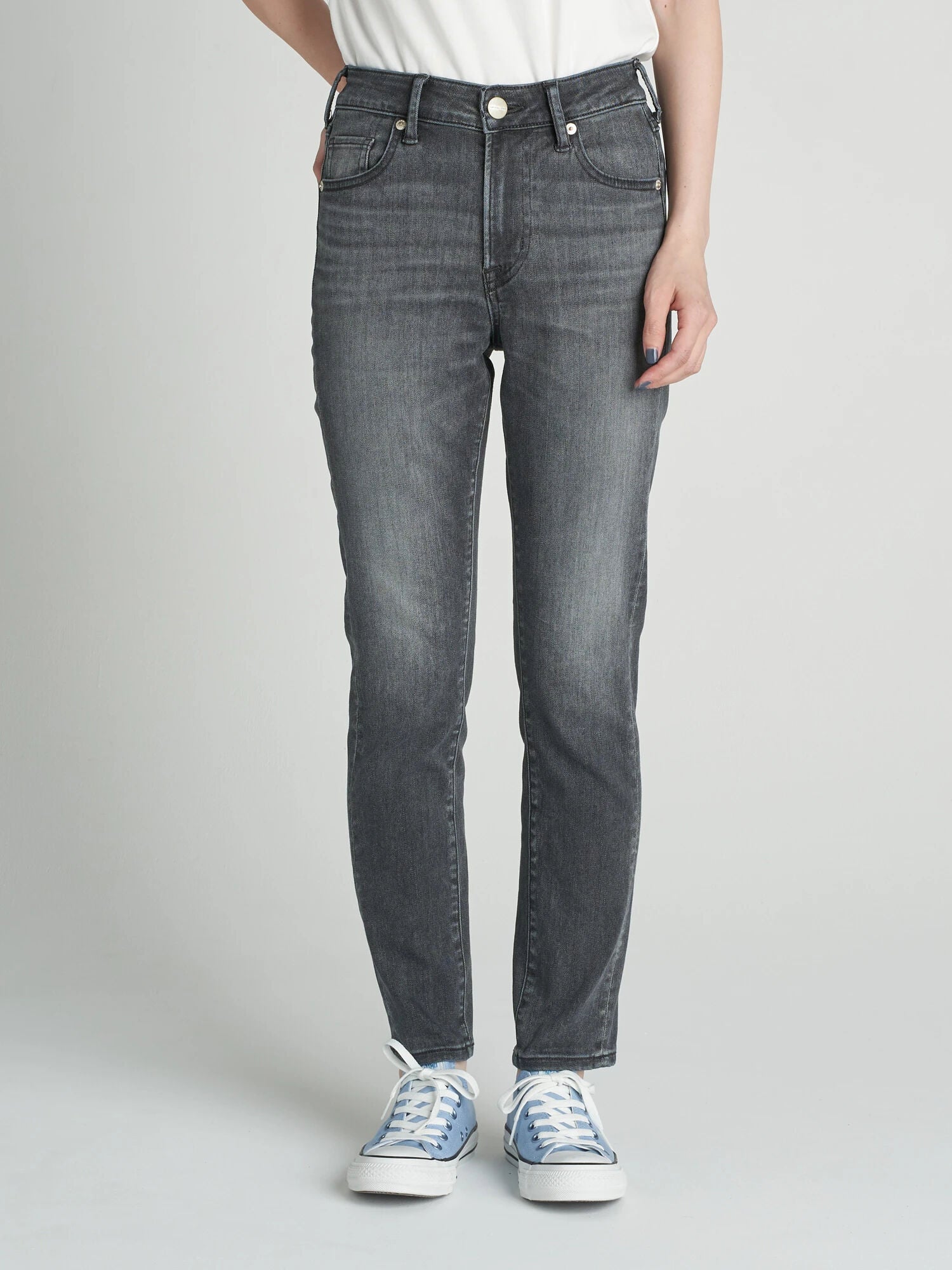 Greta Cigarette Denim Pants