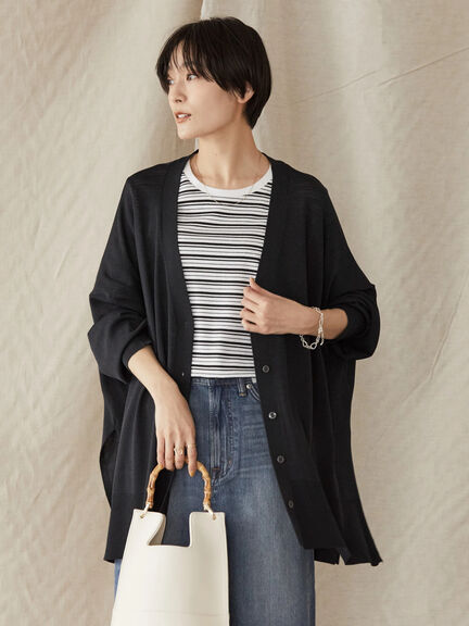 Cardigan Rajut panjang Hague Midi Knit Cardigan