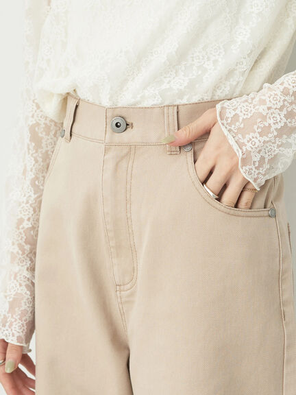 Solamachi Cotton Twill Baggy Pants