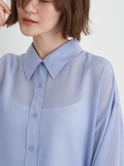 Kemeja Wanita Oversize Helios Short Sleeve Shirt