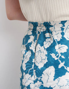 Rok Motif Bunga Remina Flower Jacquard Skirt