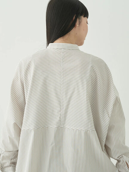 Toiyama Dolman Striped Shirt