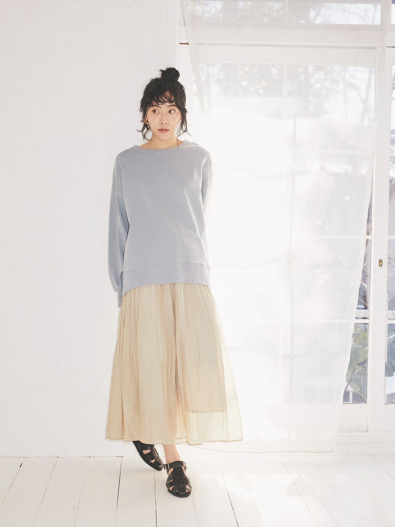 Shinju Erasing Pleated Skirt