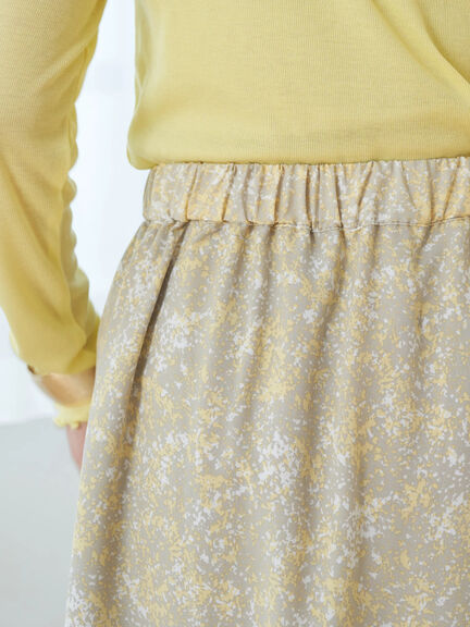 Jalessa Two Tiered Print Skirt