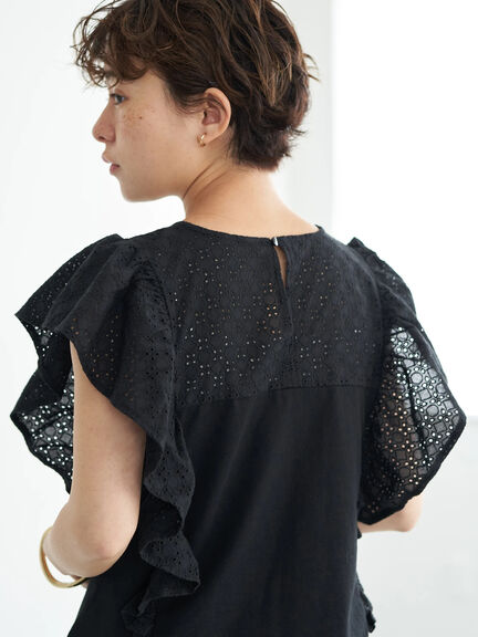 Dune Sleeve Lace Pullover