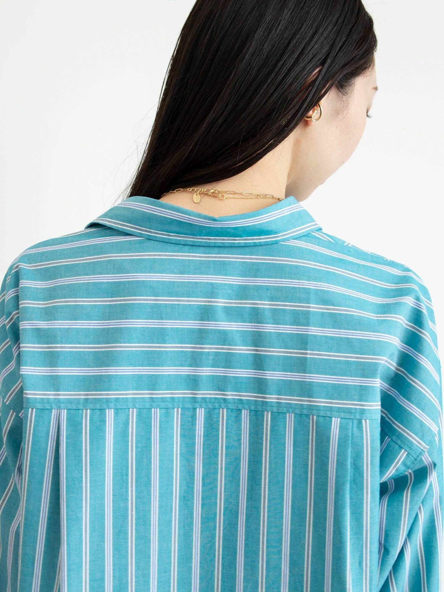 Cadie Striped Big Shirt