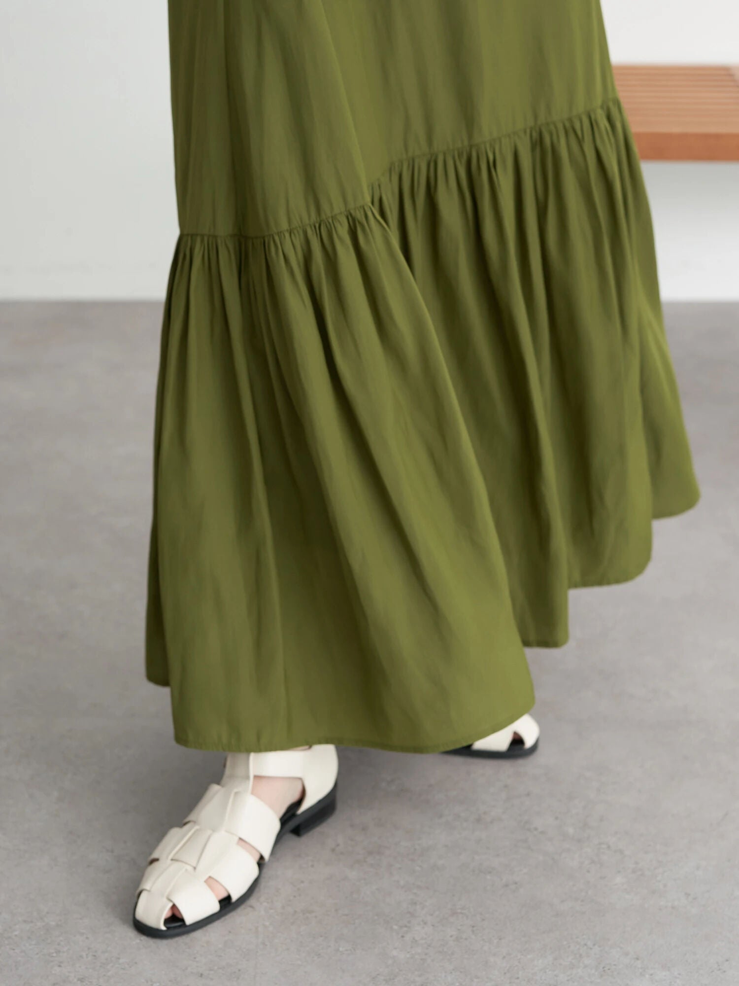 Caca Gathered Volume Skirt