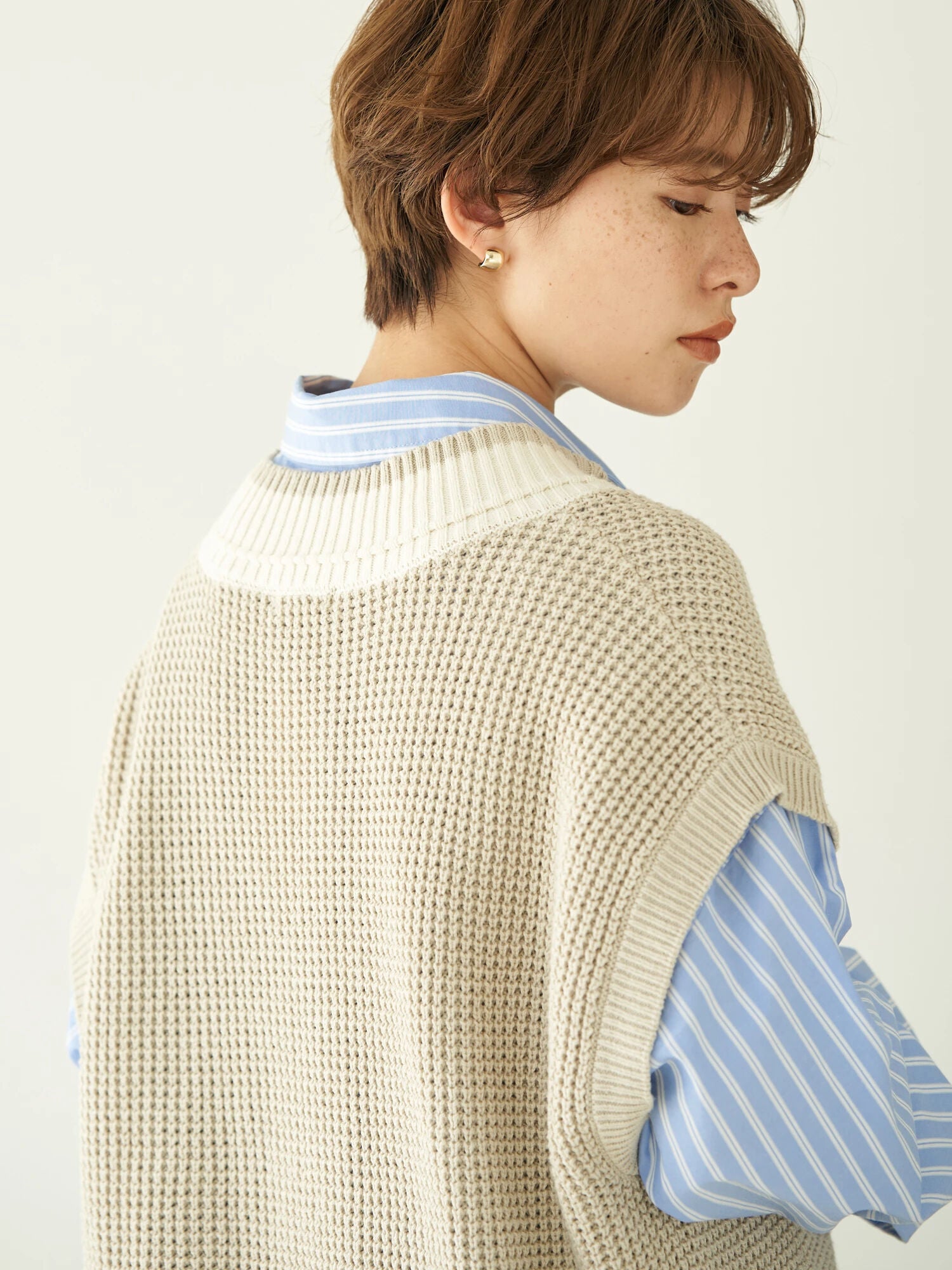 Oaka Waffle Knit Vest