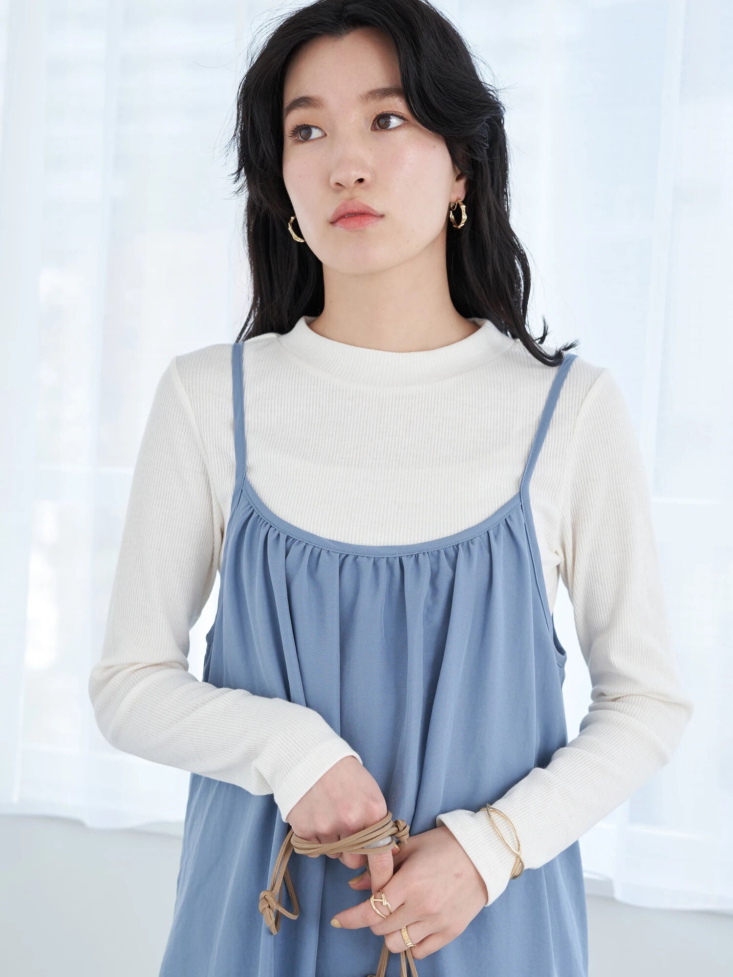 Minami Gathered Camisole Set Dress