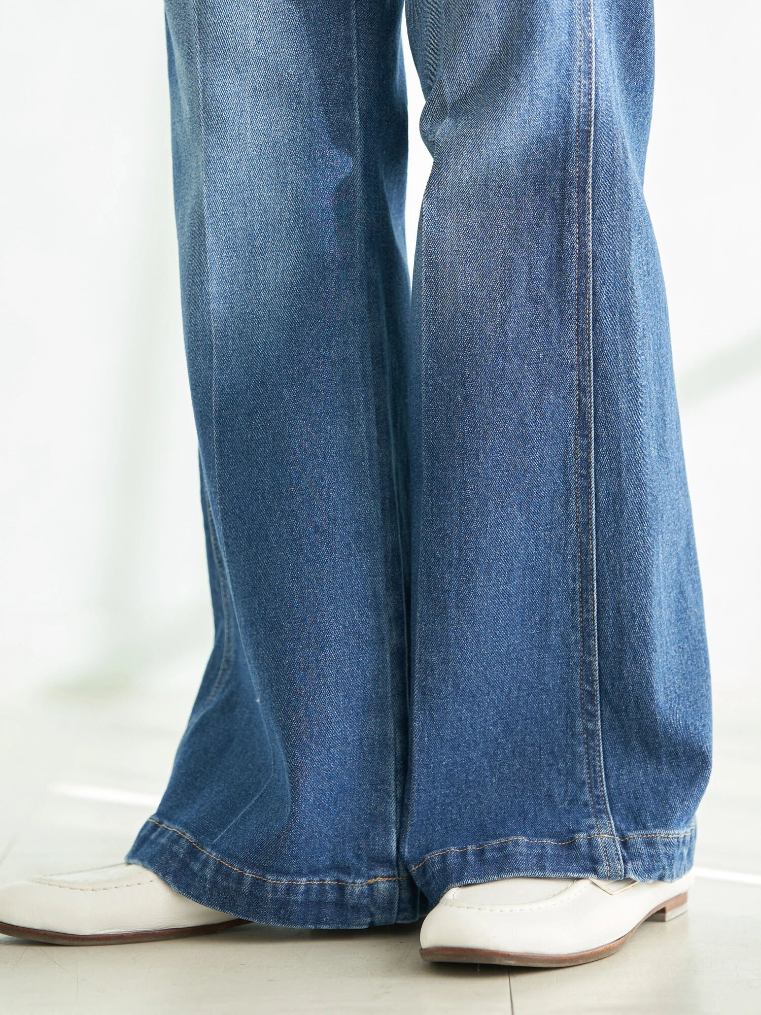 Yubi Denim Flared Pants