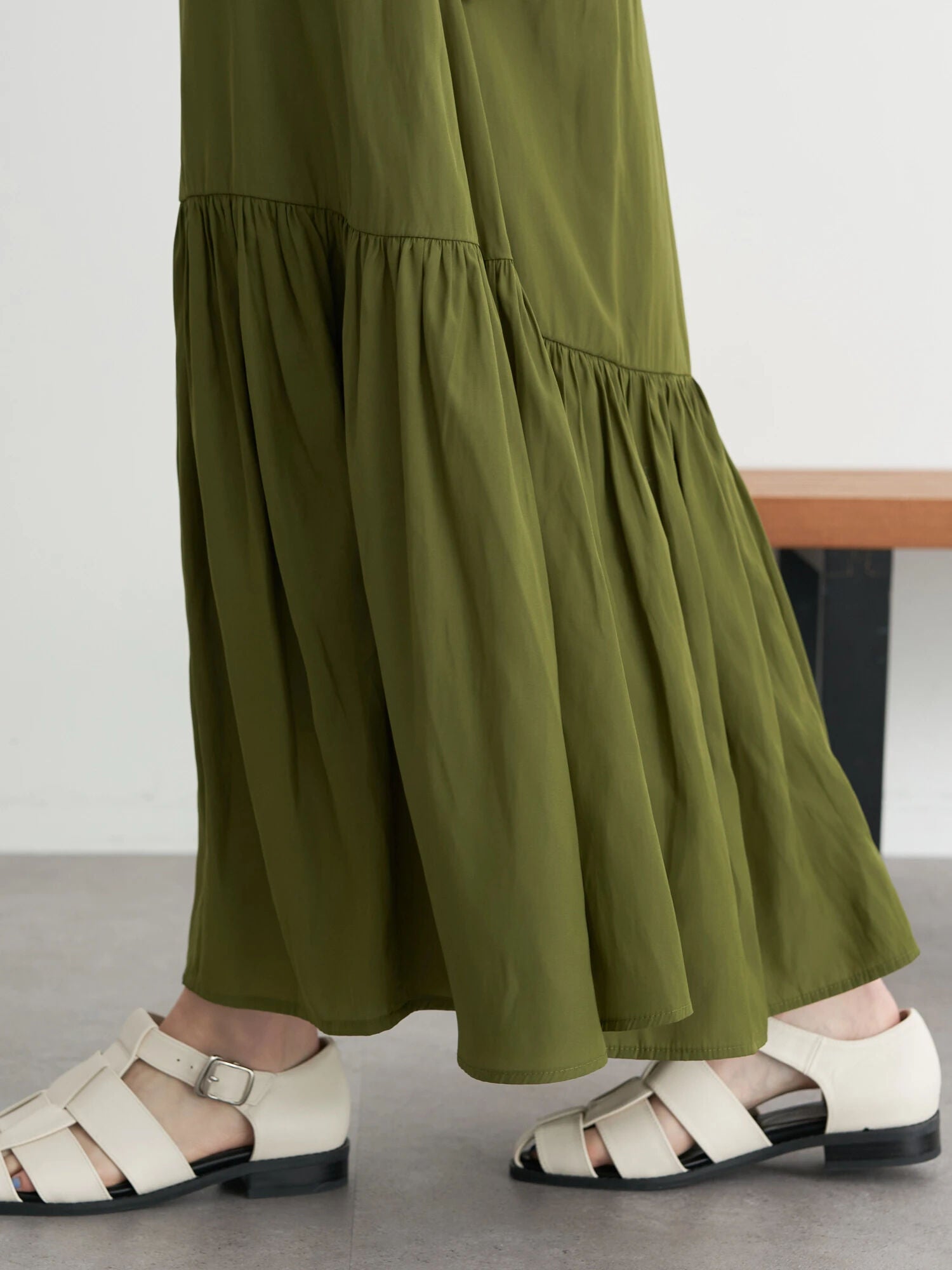 Caca Gathered Volume Skirt