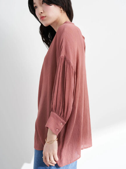 Yoryu High Neck Blouse