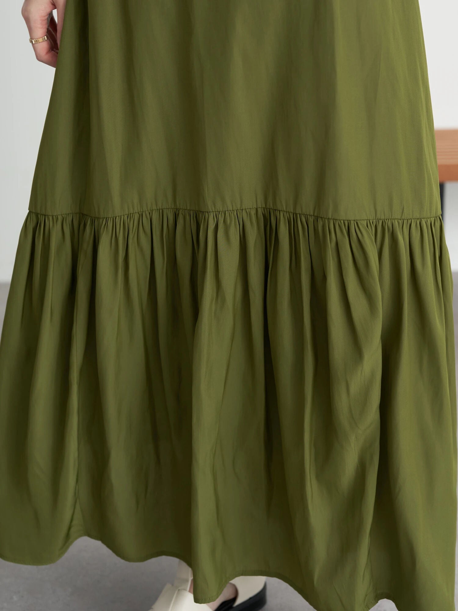 Caca Gathered Volume Skirt