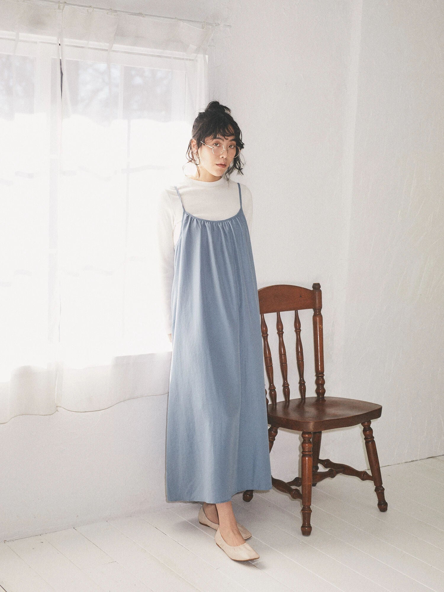 Minami Gathered Camisole Set Dress