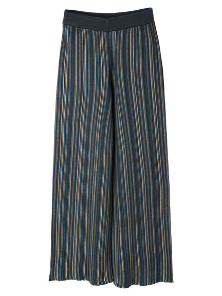 Sakawa Jacquard Knit Stripe Pants